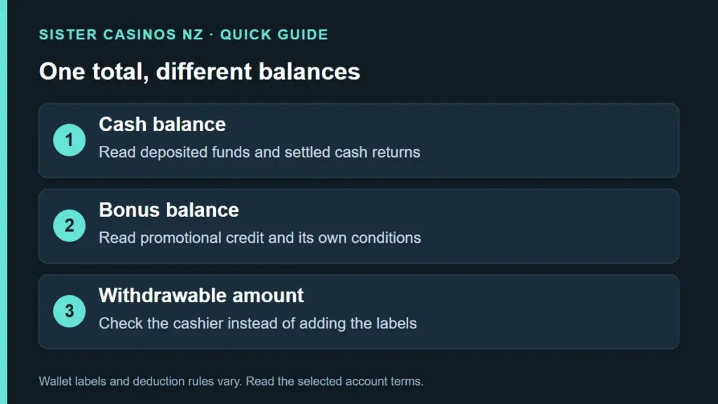 Cash and bonus balances artwork