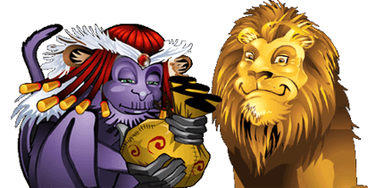 Mega Moolah progressive jackpot slot characters